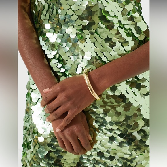 Mint Chip Sequin Roxy Dress - Picture 2 of 12